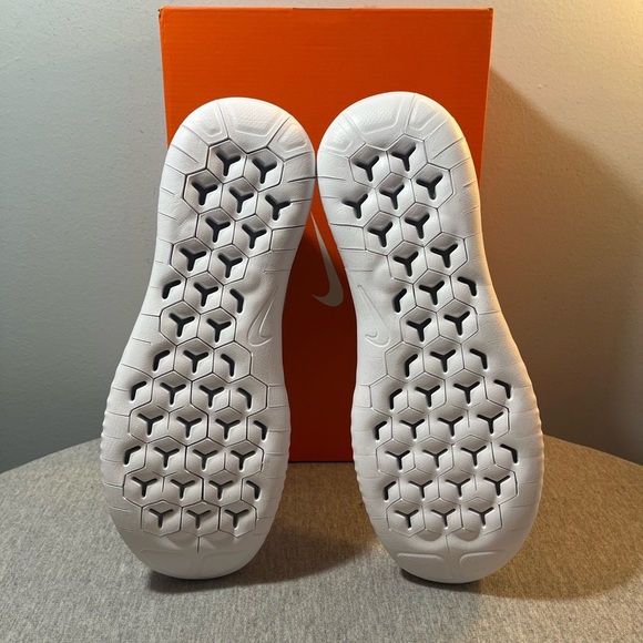 Nike Free RN 2018 Wolf Grey/White-Volt Athletic Men’s Shoe Size 10 942836-003​ - Picture 7 of 11